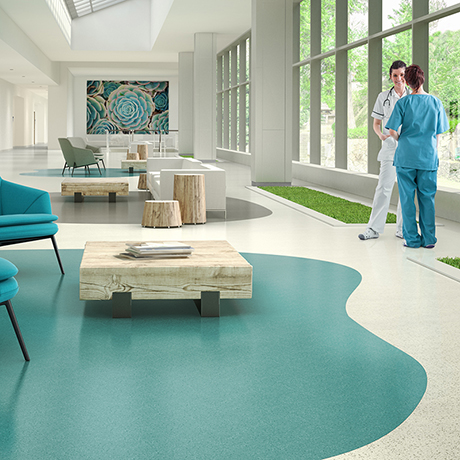 Texas Granite American Biltrite (Canada) Ltd. solid vinyl tile flooring.