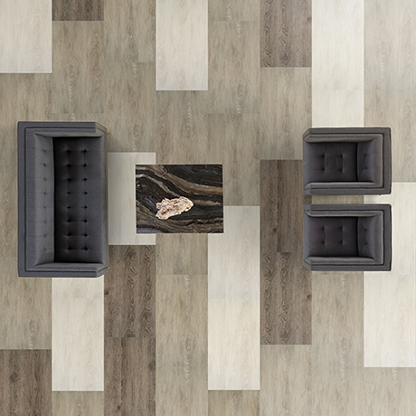 Solitude luxury vinyl tile by Shaw Contract Group.